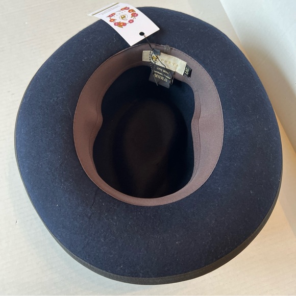 Freya x Veronica Beard S/M Hat Navy Blue Wool - Picture 7 of 12